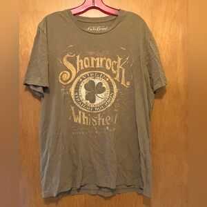 Lucky Brand Shamrock Whiskey T-shirt St Patrick’s Day